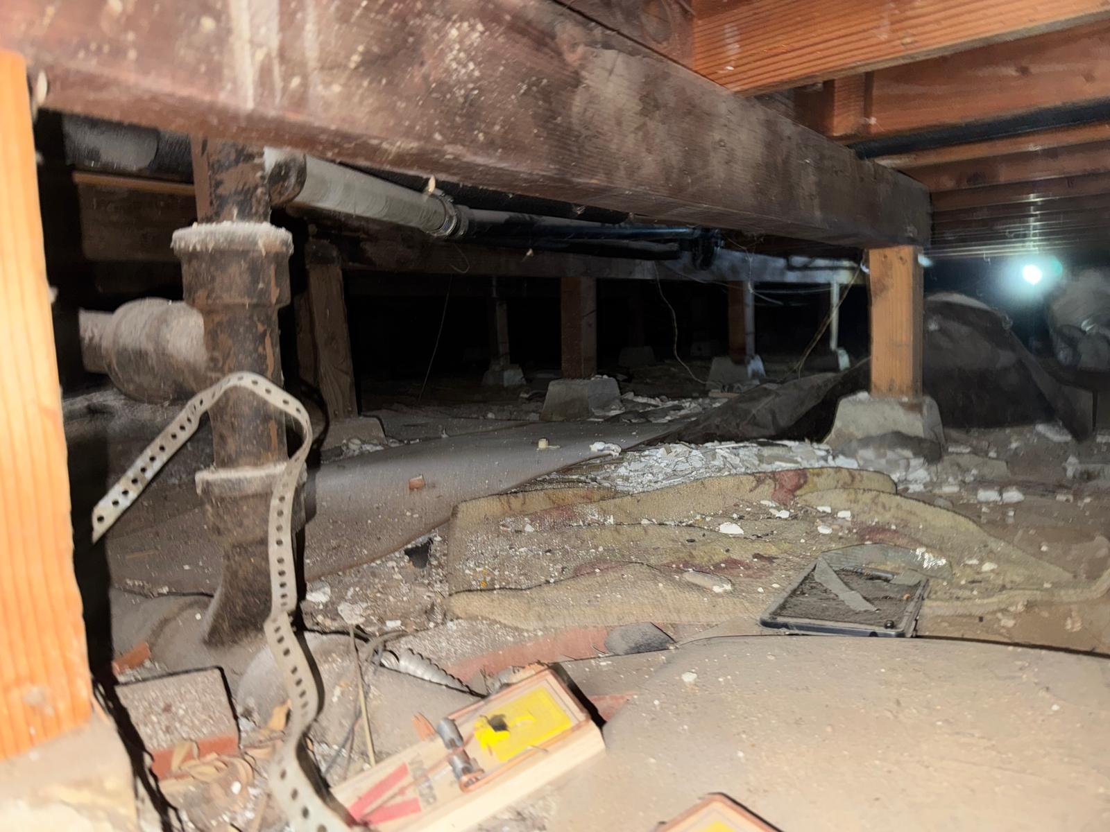 Crawl Space Cleaning & Decontamination