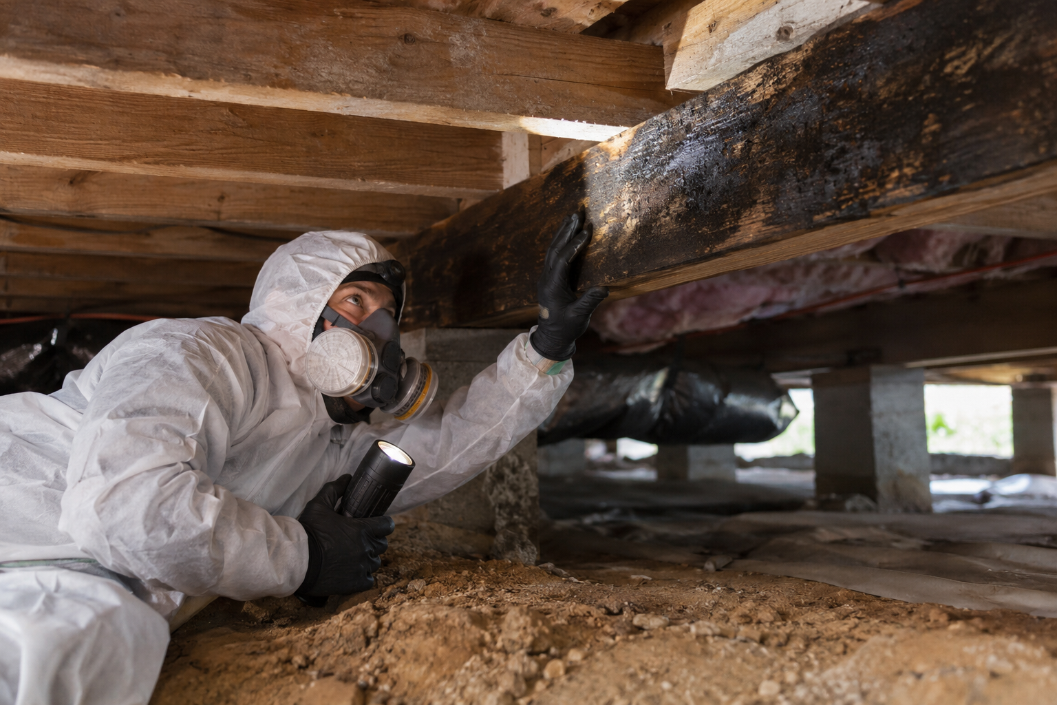Crawl Space Mold Remediation