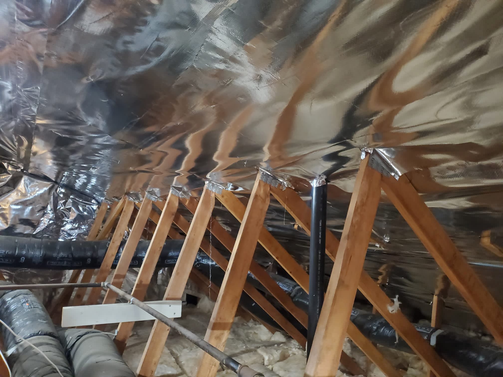 Attic Radiant Barrier Installation